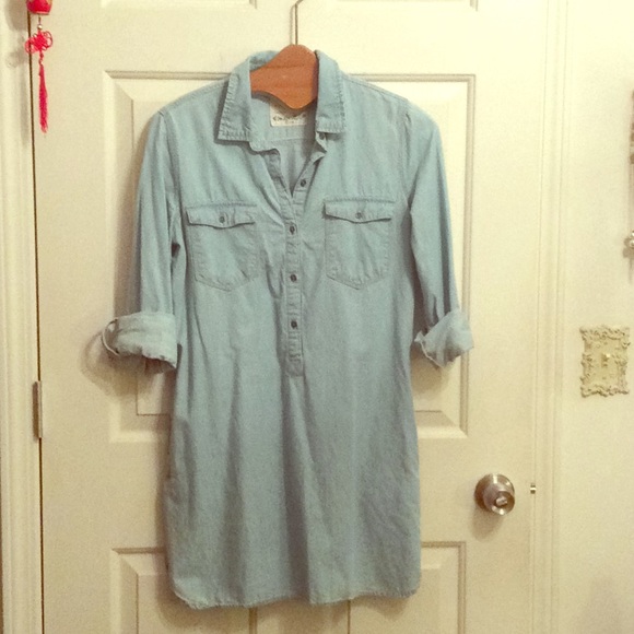 baby blue jean dress